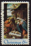 Stamps United States -  USA 1970 Scott 1414 Sello Navidad Christmas usado