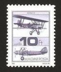 Stamps Hungary -  Historia de la aviación húngara, gerle 13