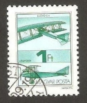 Stamps : Europe : Hungary :  Historia de la aviación húngara, lloyd CII