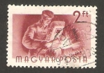 Stamps : Europe : Hungary :  oficio de soldador
