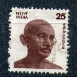 Stamps Asia - India -  Gandhiji