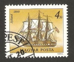 Stamps Hungary -  3169 - Barco, Jylland de 1860