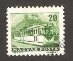 Stamps Hungary -  tranvía