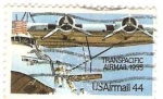 Sellos de America - Estados Unidos -  Transpacific airmail USA