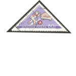 Stamps Hungary -  cuidado en la carretera