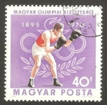 Sellos de Europa - Hungr�a -  2120 - 75 anivº del comité olímpico húngaro, boxeo