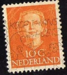 Stamps : Europe : Netherlands :  Regina Juliana - 10 cent.