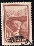 Stamps Argentina -  Puente inca 10 pesos