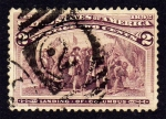 Stamps United States -  Landing of Columbus