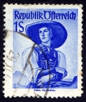 Stamps : Europe : Austria :  trajes regionales
