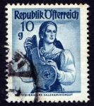 Stamps Austria -  trajes regionales
