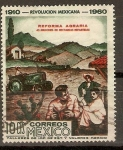 Stamps : America : Mexico :  REFORMA  AGRARIA