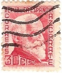 Stamps : Europe : Spain :  República española
