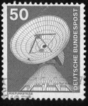 Stamps Germany -  Antena parabolica - 50