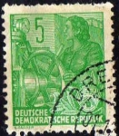 Stamps Germany -  Tejedora - 5