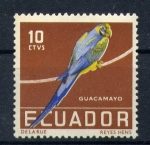 Stamps Ecuador -  Guacamayo