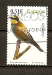 Stamps Spain -  Abejaruco Comun.