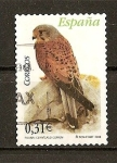 Stamps Spain -  Cernicalo Comun.