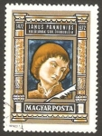 Stamps Hungary -  Janus Pannonius, primer poeta húngaro