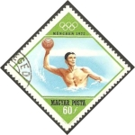 Stamps Hungary -  2237 - Olimpiadas de Munich, water polo
