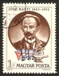 Stamps Hungary -  jose marti, poeta cubano