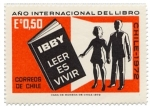 Stamps : America : Chile :  Año Internacional del libro