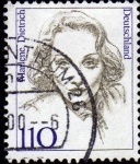 Stamps : Europe : Germany :  actriz de cine alemana