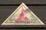 Stamps Nicaragua -  MONUMENTO  A  RUBÉN  DARÍO