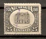 Stamps Nicaragua -   EDIFICIO  DE  LA  U.P.U.