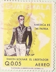 Stamps America - Guatemala -  Simon Bolivar Libertador