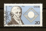 Stamps : Europe : Germany :  C.F.Gauss.