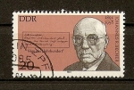 Stamps Germany -  Johannes R. Becher