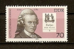 Stamps Germany -  Gotthold Ephraim Lessing.