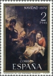 Stamps Spain -  ESPAÑA 1970 2003 Sello Nuevo Navidad. Adoracion de los Pastores Murillo