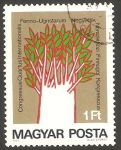 Stamps Hungary -  IV congreso internacional finno ougrien