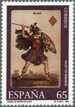 Stamps Spain -  ESPAÑA 1994 3320 Sello ** Museo de Naipes Valet de Rombos Baraja de Cartas Inglesa