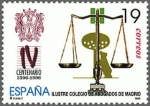 Stamps Europe - Spain -  ESPAÑA 1996 3417 Sello Nuevo Centenario Ilustre Colegio Abogados de Madrid Balanza de Justicia MNH