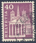 Stamps Switzerland -  Iglesias - Geneve