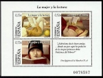 Stamps Spain -  ESPAÑA 2004 4061 Sellos Nuevos HB La Mujer y la Lectura de Fabio Hurtado ** MNH