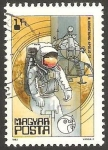 Stamps Hungary -  25 anivº de la navegación espacial, Neil Armstrong
