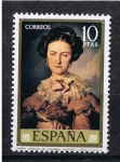 Stamps Spain -  Edifil  2152   Pintores   Vicente López Portaña  Día del Sello. Marco dorado  