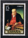 Sellos de Europa - Espaa -  Edifil  2153   Pintores   Vicente López Portaña  Día del Sello. Marco dorado  