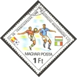 Stamps Hungary -  mundial de fútbol España 82