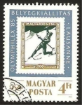 Sellos de Europa - Hungr�a -  olymphilex 85, exposición filatélica internacional en lausanne