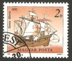 Stamps Hungary -  3166 - Velero célebre, Santa María