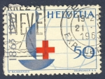 Sellos de Europa - Suiza -  Centenario de la Cruz Roja  1863-1963