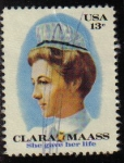 Stamps United States -  USA 1976 Scott 1699 Sello Serie Personajes Enfermera Clara Maass Fiebre Amarilla usado