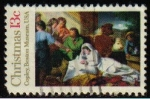 Stamps United States -  USA 1976 Scott 1701 Sello Navidad Christmas Nacimiento usado