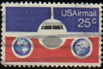 Sellos de America - Estados Unidos -  USA 1976 Scott C89 Sello Air Mail Aviónes EEUU usado