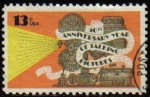Stamps United States -  USA 1977 Scott 1727 Sello 50 Aniversario Peliculas de Cine con Sonido usado